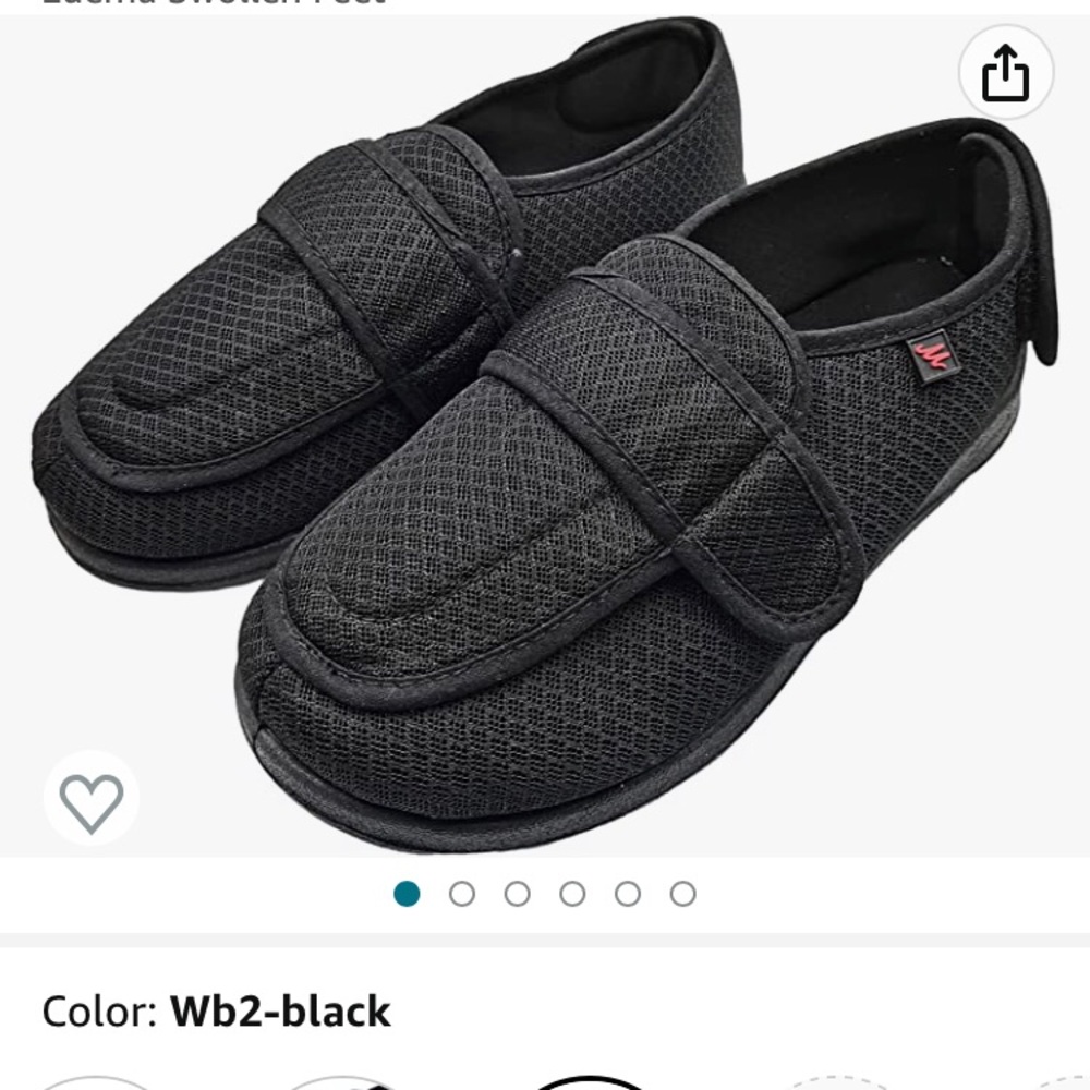 new out of box lesvago mens diabetic no slip shoes adjustable closure size 12